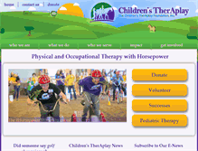 Tablet Screenshot of childrenstheraplay.org